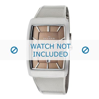 Skagen horlogeband 690LSSM Staal Zilver