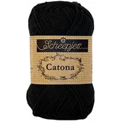 Scheepjes Catona 25g - 110 Jet Black