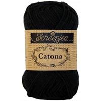 Scheepjes Catona 25g - 110 Jet Black - thumbnail
