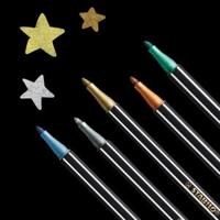 Stabilo Pen 68 metallic tin-box 6 stuks - thumbnail