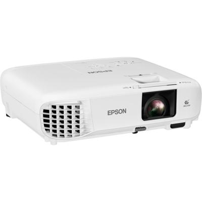 Epson EB-W49 Beamer 3LCD 3800 lm 1280 x 800 WXGA 2x VGA-ingang, Automatische keystone-correctie, Geïntegreerde luidspreker, Met afstandsbediening, USB-display,