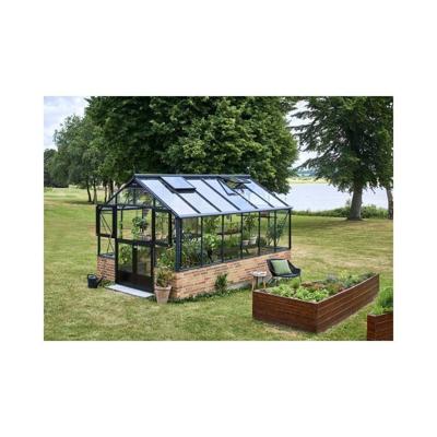 Tuinkas Premium 13,0 Wall antraciet 3 mm veiligheidsglas Royal Well - Royal well