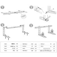 Fischer Airconditioning-bevestigingsset 400 mm Staal (verzinkt) 521761 1 stuk(s) - thumbnail