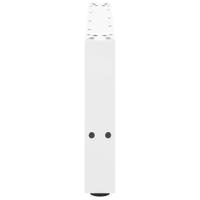 Salontafelpoten 2 st 70x(30-31) cm staal wit - thumbnail