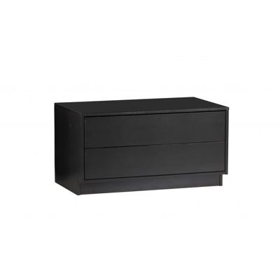 WOOOD TV-meubel 'Finca' Mat zwart, 75cm