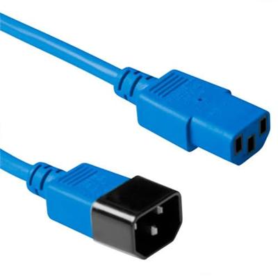 ACT Netsnoer C13 - C14 blauw 5 m