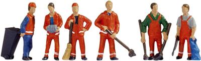 NOCH 15029 H0 Stadsreiniging figuren Geverfd, Staand