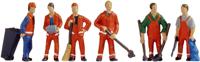 NOCH 15029 H0 Stadsreiniging figuren Geverfd, Staand - thumbnail