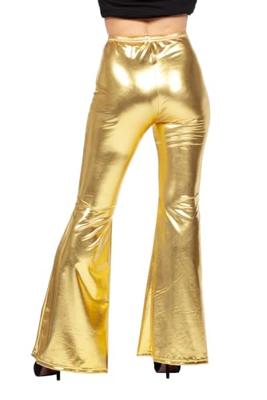Flared legging goud