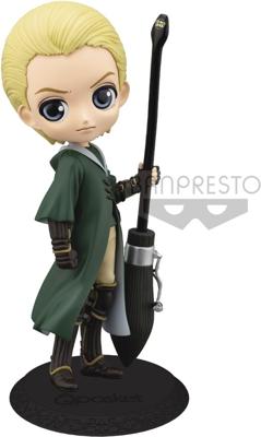Harry Potter Q Posket Mini Figure Draco Malfoy Quidditch Style Version A 14 cm