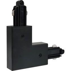Highlight 1-faseTrack corner left zwart - O5110.01