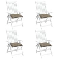 VidaXL Palletkussens 4 st 50x50x7 cm oxford stof taupe - thumbnail