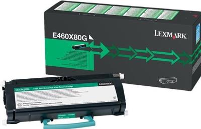 Lexmark Toner E460, E462 Origineel Zwart 15000 bladzijden E460X80G