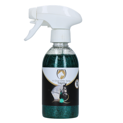 Excellent Horse Hi Gloss Glitter Spray Turquoise 250 ml Excellent Horse Hi Gloss Glitter Spray Turquoise 250 ml