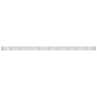 VidaXL Draadgaashek met flens 0,8x25 m groen - thumbnail