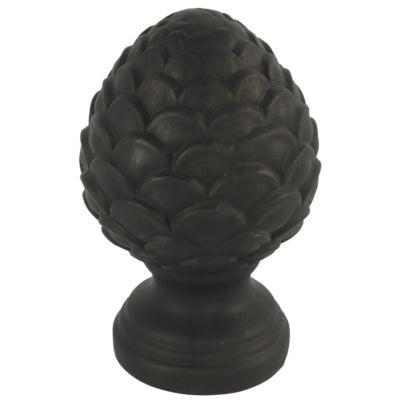 Countryfield beeld dennenappel celine xl zwart 18 cm | 8 stuks