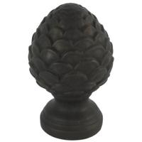 Countryfield beeld dennenappel celine xl zwart 18 cm | 8 stuks - thumbnail