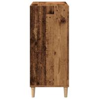 Platenkast 84,5x38x89 cm bewerkt hout oud houtkleurig - thumbnail