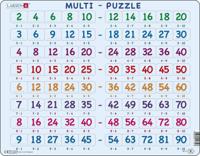 Larsen legpuzzel leren rekenen - tafels, 80st. - thumbnail