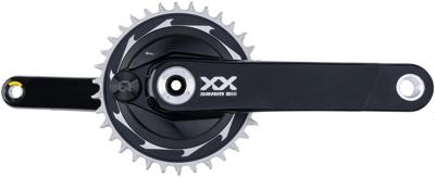 SRAM crankstel powermeter "xx sl eagle axs transmission" crankset pm xx sl eagle axs trans.175mm 34t