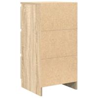 Dressoir 37,5x35x76cm bewerkt hout sonoma eikenkleurig - thumbnail
