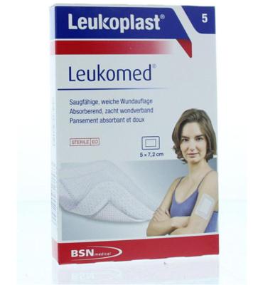 Leukoplast Leukomed Absorberend Wondverband 5cm x 7,2cm Leukoplast Leukomed Absorberend Wondverband 5cm x 7,2cm