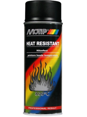 MOTIP Hittebestendige Lak | Zwart | 400ml - 04031