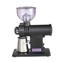 Elektrische koffiemolen plat wiel Burr Grinder koffie Miller (zwart) - thumbnail