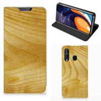 Samsung Galaxy A60 Book | Wallet Case | Licht Hout - thumbnail