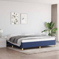 Bedframe zonder matras stof blauw 200x200 cm - thumbnail
