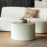 WOOOD Ronde Bijzettafel 'Sanne' 60cm, kleur Antique Beige - thumbnail