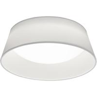 LED Plafondlamp - Plafondverlichting - Trion Pinton - 14W - Warm Wit 3000K - Rond - Mat Wit - Textiel - thumbnail