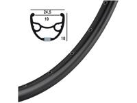 Ryde Velg 28 inch 622 rival 21 zwart 32 gaats bus - thumbnail