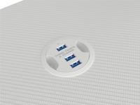 Bureau Gaming Gaming Genesis NDS-1802 Wit - thumbnail