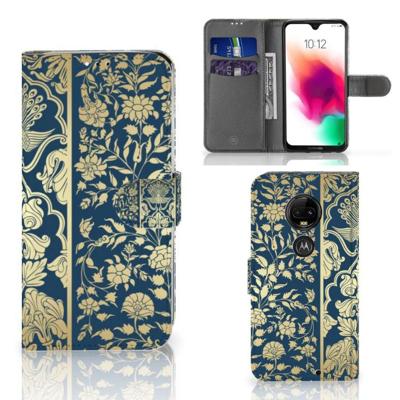 Motorola Moto G7 | G7 Plus Hoesje Beige Flowers