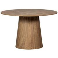 WOOOD Ronde Eettafel 'Maan' 120cm, kleur Walnoot - thumbnail
