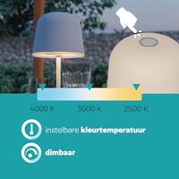 Eglo TafellampMannera oplaadbaar zand bruin - 901881 - thumbnail