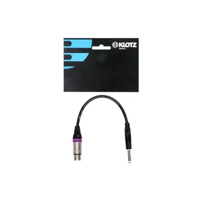 Klotz XLR-FPU6.3 XLR-naar-jack adapterkabel 0.2 meter