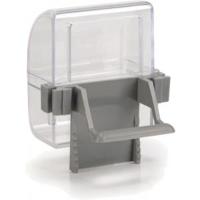 Voeder- en drinkbak voor vogels grijs set van 2 - thumbnail