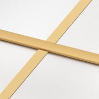 VidaXL Schuifdeur 102,5x205 cm mat esg-glas en aluminium goudkleurig - thumbnail