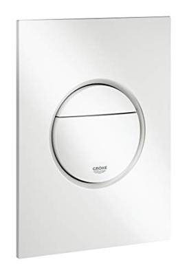 Bedieningsplaat Grohe Nova Cosmopolitan S WC DF 13x17,2cm Alpine Wit - thumbnail