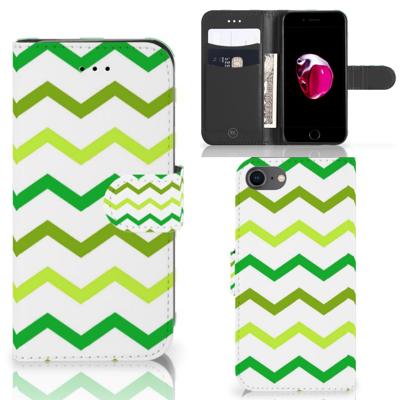 iPhone 7 | 8 | SE (2020) | SE (2022) | Telefoon Hoesje | Zigzag Groen iPhone 7 | 8 | SE (2020) | SE (2022) | Telefoon Hoesje | Zigzag Groen