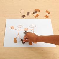 Colorations colours like me handen en voeten foamstickers, 200st. - thumbnail