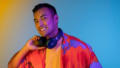 Music Sound | Hoofdband Bluetooth Basic | on-ear Bluetooth-hoofdtelefoon met uittrekbare beugel - PlayTime 14h - kleur blauw, één maat
