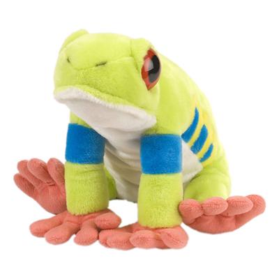 Wild Republic knuffel kikker junior 30 cm pluche groen Wild Republic knuffel kikker junior 30 cm pluche groen