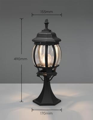 Trio SokkellampElvo zwart - 506960132