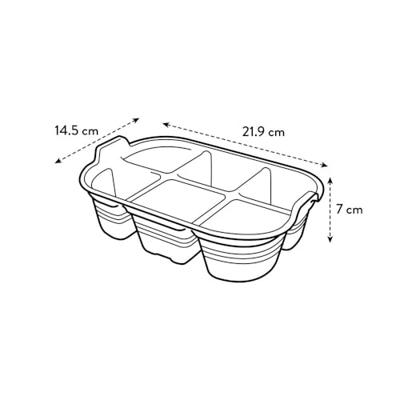 Elho Zaaitray green basics 22cm steengroen - thumbnail