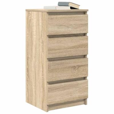 Dressoir 37,5x35x76cm bewerkt hout sonoma eikenkleurig