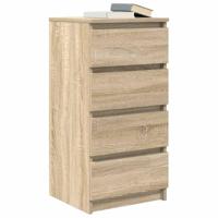 Dressoir 37,5x35x76cm bewerkt hout sonoma eikenkleurig - thumbnail