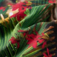 Kinderjurk met lange mouwen kattenprint 92 marineblauw - thumbnail